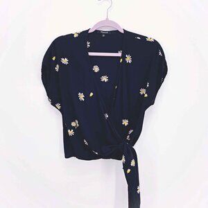 Madewell Sash-Tie Wrap Top